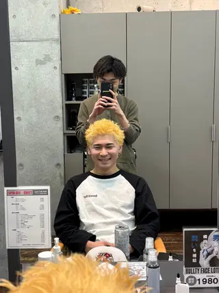 ショート パーマ メンズ 山口 陽平のヘアスタイル