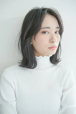 ミディアム 中西 樹人のヘアスタイル