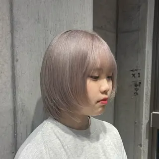 ミディアム カラー 🍎ハイトーン/ 透明感カラー🍎リオのヘアスタイル