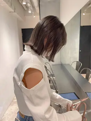 ミディアム カラー MURANAKA RYOのヘアスタイル