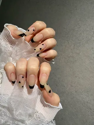 ネイル I-nailロング /ワンホン/キラキラのネイルデザイン