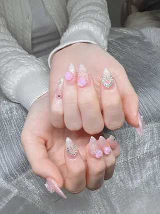 ネイル Lee Nails チップ長さだし専門店のネイルデザイン
