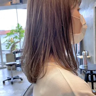 ミディアム カラー ヘアアレンジ 【ダメージレス施術】 【透明感】北村 拓也のヘアスタイル