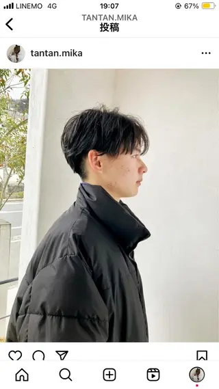 メンズ 清水 美香のヘアスタイル