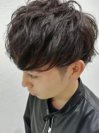 メンズ パーマ Ash 店長 木村 和人のヘアスタイル