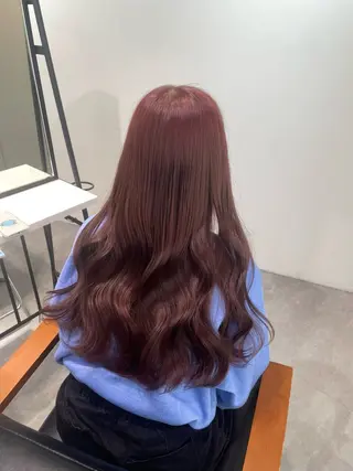 ロング カラー ハイトーンカラー 🤍🫧 長井 律のヘアスタイル