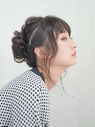 ロング カラー ヘアアレンジ WHOLE所属・花井 啓好のヘアスタイル