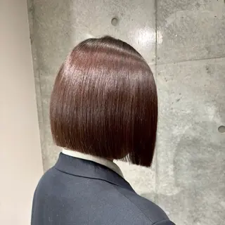 ミディアム カラー ボブ/髪質改善 jionのヘアスタイル