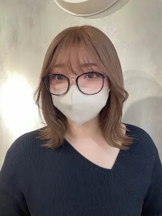 ショート カラー 梅田美容室 山崎海波のヘアスタイル