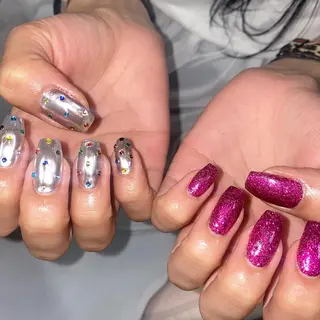 ネイル I P'ink nail salon所属・I pinknail 韓国風·持ち込み専門のネイルデザイン