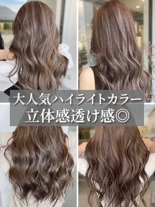 カラー 大槻 優貴のヘアスタイル