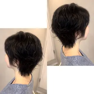 ショート パーマ Realme  京都四条烏丸ドゥエby  yk所属・小塚 耀介✂︎ ショートボブ特化のヘアスタイル