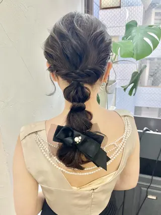 ロング ヘアアレンジ 🫧tomoka 透明感カラー🫧のヘアスタイル