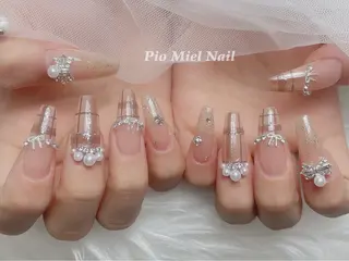 ネイル HANA 長さだしのネイルデザイン