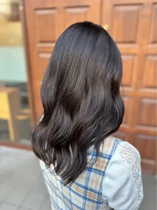 セミロング カラー 松原妃七🐈‍⬛🎀 カットモデル募集のヘアスタイル