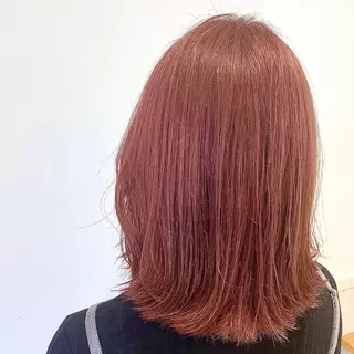 ミディアム カラー スナコザワ レナのヘアスタイル