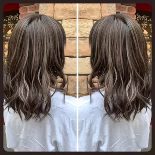 セミロング カラー パーマ ヘアアレンジ メンズ キッズ ネイル マツエク・マツパ 酸性ストレート 髪質改善大槻勇樹のヘアスタイル