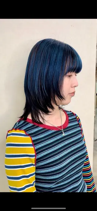 ミディアム カラー 似合わせ/美髪カラー /カンナのヘアスタイル