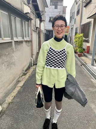 ショート カラー パーマ ヘアアレンジ メンズ tatsumi/ボブ ウルフ/レイヤーのヘアスタイル