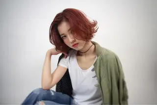 ショート ミディアム 加藤 あやみのヘアスタイル