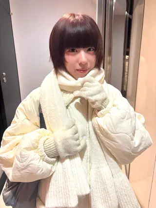 ショート riria/ボブ /ブラウンカラー🎀のヘアスタイル