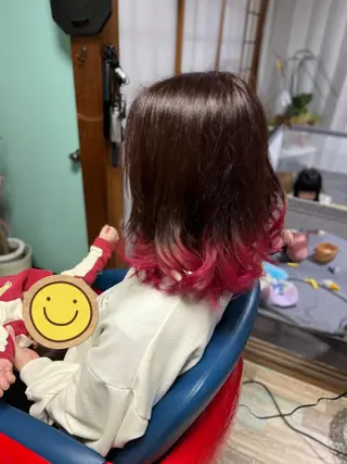 ミディアム ビューティサロン 月麗(ルナ)のヘアスタイル