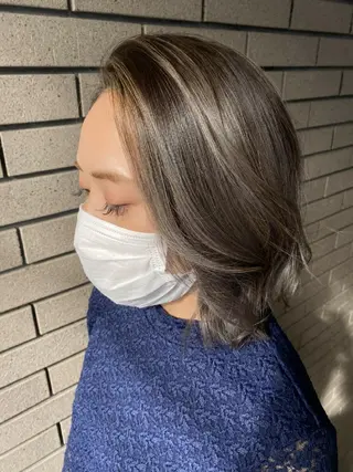 ミディアム ヘアアレンジ カラー ナカシマ  アユミのヘアスタイル