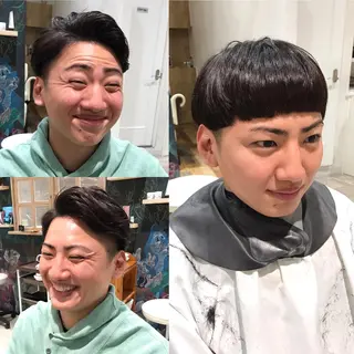 ショート メンズ メンズ指名多数!! SiLO 田島のヘアスタイル