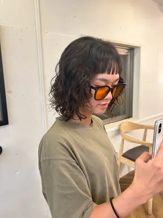 パーマ すずき さくやのヘアスタイル