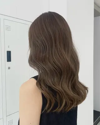 ロング カラー グレージュ/ベージュ /経堂/sana🌱のヘアスタイル