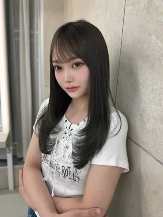 ロング ニュアンスパーマ/ メンズヘア/lisaのヘアスタイル