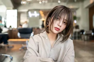 セミロング カラー 🉐レイヤー/塩見 弘樹🉐渋谷のヘアスタイル