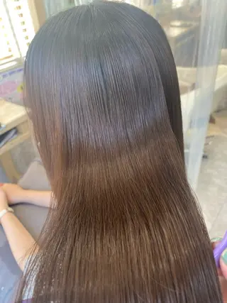 セミロング カラー 髪質改善&トリートメント Loops鷺沼店所属・🌷髪質改善/ 落合 咲弥🌷のヘアスタイル