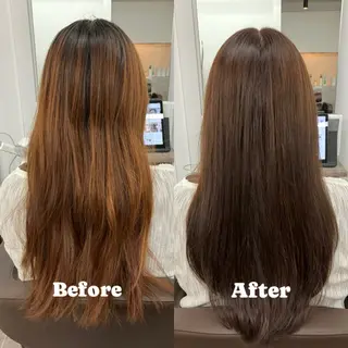 ロング カラー 徳永 花怜のヘアスタイル