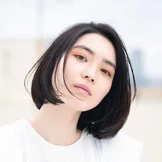 ミディアム カラー stylist田口 祐歩のヘアスタイル