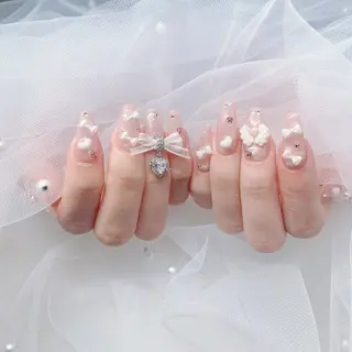 ネイル Momo チップ長さ出し専門店のネイルデザイン