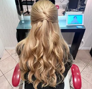 ロング ヘアアレンジ 🎀ヘアアレンジ 🎀ななみのヘアスタイル