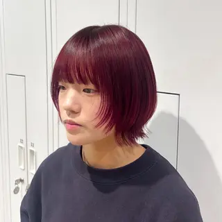 ショート カラー 🤡暖色艶カラー 🤡みさきのヘアスタイル