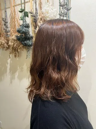 セミロング パーマ jurerbelle RIHOのヘアスタイル