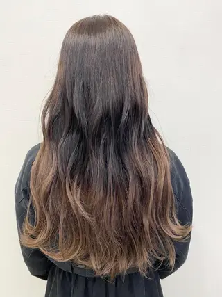 ロング カラー ヘアアレンジ メンズパーマ名人 TAKUMAのヘアスタイル