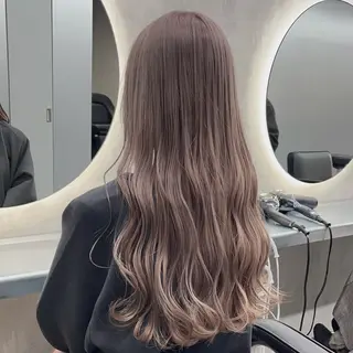 ロング カラー ☁️グレージュカラー TAKUYA☁️のヘアスタイル
