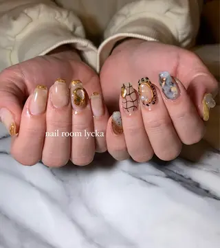 ネイル ﾈｲﾙﾙｰﾑﾘｯｶ 𝐦𝐚𝐲𝐮のネイルデザイン