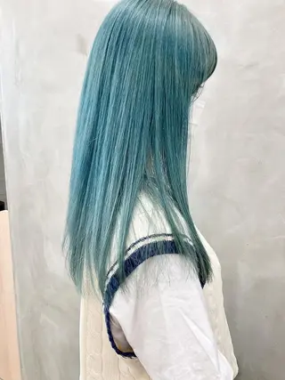 ミディアム カラー パーマ ヘアアレンジ メンズ ハイトーン/レイヤー 🌸さくらのヘアスタイル