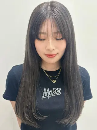 ロング カラー recipe 黒木 彩那のヘアスタイル