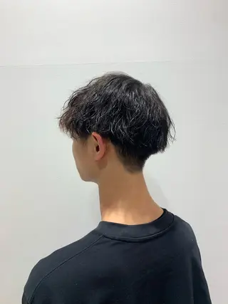 パーマ メンズ D’asty梓川所属・山崎 夢奈のヘアスタイル