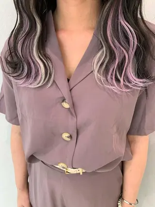 ロング カラー 🌼sunc HINAMI🌼のヘアスタイル