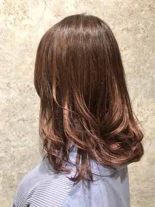 ミディアム カラー 🫟Blanco🫟 Color&Careのヘアスタイル