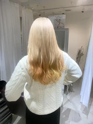 ロング カラー ハイトーン/メンズ/ デザイン/梅田/ミユのヘアスタイル