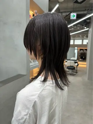 セミロング 🩷hair salon dot. tokyo color 🩷所属・hao 🎀🫧のヘアスタイル