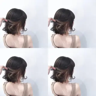 ショート カラー なんば髪質改善カラー Ardoreのヘアスタイル